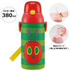 水筒 キッズ ストロー ステンレス ボトル ワンタッチ 保冷 380ml 約400ml かわいい SSPV4 スケーター