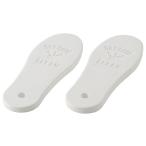 スケーター 白 珪藻土シューズ吸湿脱臭大人用 2枚組1足分  KSST2