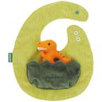 ガラガラ付き スタイ よだれかけ 赤