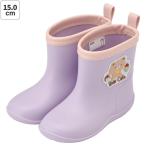  нашивка имеется влагостойкая обувь сапоги Kids ребенок 15cm модный симпатичный ske-ta-skater RIBTW15 Bear Cafe медведь .. фиолетовый лиловый 