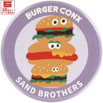 ske-ta- жестяная банка значок can значок герой симпатичный модный акцент ...skater ZCB76 Sand Brothers burger темно синий ksBURGER CONX мужчина . женщина 