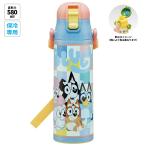 スケーター 水筒 子供 580ml 直飲み ダイレクト キッズ ステンレスボトル 小学生 キャラクター skater SDC6N ブルーイ Bluey グッズ ビンゴ キャラクター