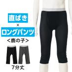 ショッピングステテコ 直ばき ロングパンツ メンズ 春夏 ボトムス インナーパンツ 7分丈 膝上丈 ボクサー ストレッチ 鹿の子 薄手 ドライ 吸汗速乾 男性 肌着 紳士 下着