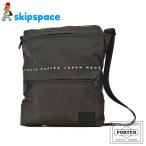 ポーター　フラット　ショルダーバッグ　861-16807　カーキ　吉田カバン PORTER FLAT ポーチ サコッシュ 縦型