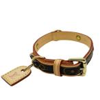 LOUIS VUITTON Louis Vuitton монограмма kolie* Baxter PM для маленьких собак ошейник M58072/TH1027