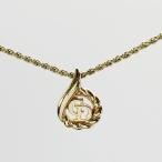 Christian Dior クリスチャンディオール ネックレス ドロップモチーフ ゴールド