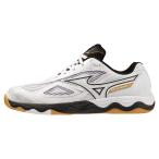  настольный теннис обувь Mizuno ue-b медаль 7 унисекс белый × черный × Gold 81GA2315 02 специальная цена возвращенный товар замена не возможна 