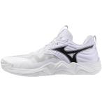 バレーボールシューズ ミズノ ウエーブウエーブモーメンタム エリート ホワイト×ブラック V1GA2512 51