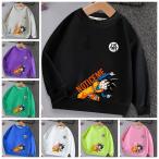 ショッピングステッカー 【ステッカー選択可】ドラゴンボール 長袖 トレーナー パーカー 春秋冬 スウェット ス キッズ コットン 綿 子供服 男の子 女の子 プレゼント