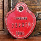  бесплатная доставка Vintage collector предмет 1980 годы Belgium LIMBURG Lynn brug велосипед номерной знак 