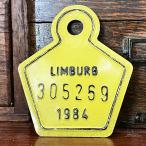  бесплатная доставка Vintage collector предмет 1980 годы Belgium LIMBURG Lynn brug велосипед номерной знак 