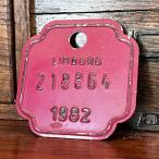  бесплатная доставка Vintage collector предмет 1980 годы Belgium LIMBURG Lynn brug велосипед номерной знак 