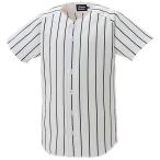 asics アシックス Jr．ストライプゲームシャツ ホワイト×ネイビー 野球 2124A031-101