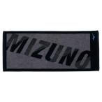 MIZUNO（ミズノ） 今治製 ジャガードフェイスタオル（箱入り） ブラック トレーニング スポーツ