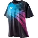 Butterfly バタフライ フリプル Tシャツ マリン ロゼ 45660-712 卓球