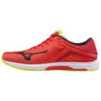 MIZUNO(ミズノ)ウエーブソニック(ランニング ユニセックス)レッド×ブラック×イエロー ランニングシューズ マラソン J1GC173409