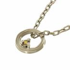 シトリンペンダント甲丸1粒石K1011月誕生石小サイズ