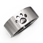 平らな指輪猫地金k10ホワイトゴールド約7mm幅大きめサイズ厚さ約1.4m...