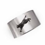 指輪猫地金プラチナ900猫の型抜き