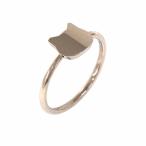 指輪猫地金k18ピンクゴールドキャ...