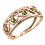 ペリドット指輪スウィートハート5石...