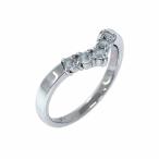 アクアマリン指輪5ストーン3月の誕生石k10ホワイトゴールド