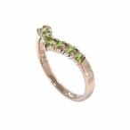 ペリドット指輪k10ピンクゴールド8月誕生石