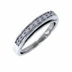 タンザナイト指輪18kホワイトゴールドハーフエタニティ系