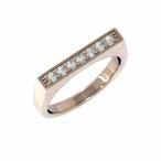 アクアマリン指輪3月誕生石k18ピンクゴールド