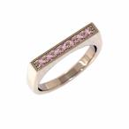 ピンクトルマリンリング10月の誕生石18kピンクゴールド