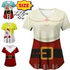 クリスマス tシャツ コスプレ レディース 半袖 クリスマス用トップス イベント衣装 面白tシャツ