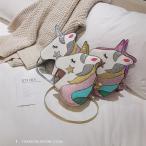 ミニバッグ ユニコーン バック 可愛い キッズ バッグ 斜め掛け 女の子 男の子 おつりバッグ