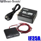 IF25A Beat-sonic ビートソニック インターフェースアダプター RCA入力→HDMI出力