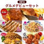 グルメデビューセット（5種7品） [本格炒飯2袋・メキシカンピラフ2袋・チーズインハンバーグ1個・本格生餃子1袋・ももから揚げ1袋]