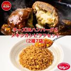 ショッピングチーズ 冷凍食品 惣菜 / チーズINハンバーグ＆メキシカンピラフセット 2種7袋入り