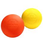 ATHLETIC MART マッサージボール 2個 [収納袋つき] ラクロスボール 公式試合球 ストレッチボール 筋膜リリース 肩 首 腰 太もも ふ