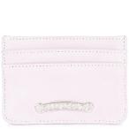 CHROME HEARTS LIGHT PINK CARD CASE クロムハーツ ダブルサイド　カードケース　＃２　ロジウムプレート　ライトピンク