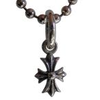 CHROME HEARTS CH CROSS NECKLACE クロムハーツ CHクロス ボールチェーンネックレス