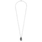 CHROME HEARTS SMALL DOG TAG PENDANT NECKLACE FLUER DAGGER PAVE DIAMOND クロムハーツ スモール ドッグタグ ペンダント フレアニーダガー ダイヤ