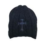 CHROME HEARTS CASHMERE BEANIE CAP DARKGRAY クロムハーツ　カシミア　ビーニーキャップ　ダークグレー　クロス