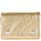 CHROME HEARTS 3FOLD WALLET METALIC GOLD クロムハーツ 3つ折財布 メタリックゴールドレザー