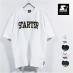 STARTER BLACK LABEL スターター ブラック レーベル ロゴ刺繍 ビッグシルエット Tシャツ 半袖 ST026 メンズ 送料無料