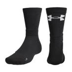 【Xmasセール】UNDER ARMOUR UA Next Level Crew Socks(アンダーアーマー ネクスト レベル クルー ソックス)　黒