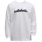【セール】ballaholic Logo LongTee(ボーラホリック ロゴ ロングTシャツ/ロングスリーブ)　白