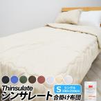 合掛け布団 肌掛け布団 シンサレート インシュレーション シングル 150×210cm 防ダニ 洗える thinsulate Insulation 暖かさ 羽毛の約2倍 肌掛布団 S