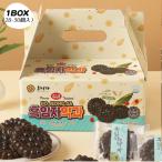 #訳アリ [HOJEONGA] ヤッカー1box(1kg/28-31個入) / 薬菓 黒ごま味 韓国お菓子 韓国伝統お菓子 ヤッカ 韓国デザート ※賞味期限12/9