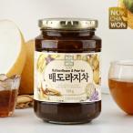 ショッピング梨 [緑茶園] 梨 キキョウ茶 梨ドラジ茶 / 550g 瓶 伝統茶 健康茶 梨桔梗茶 液体茶 シロップ漬け 韓国お茶