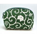 Yahoo! Yahoo!ショッピング(ヤフー ショッピング)シェルポーチ ねこ唐草 緑