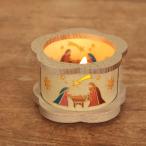 ドイツ製 クリスマス オーナメント 木製 オブジェ キャンドルホルダー 飾り かわいい ドイツ製 花のキャンドルホルダー キリスト生誕