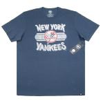 47 Brand【海外限定★濃淡を活かした味のあるビンテージ感】MLB NEW YORK YANKEES 半袖 Tシャツ【ネイビー 紺】新品 47ブランド メンズ ニューヨークヤンキース